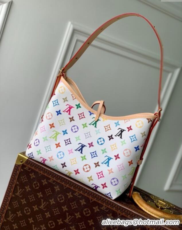 Most Popular Louis Vuitton LV x TM CarryAll PM Bag in Multicolored Monogram Canvas M13661 White 2025