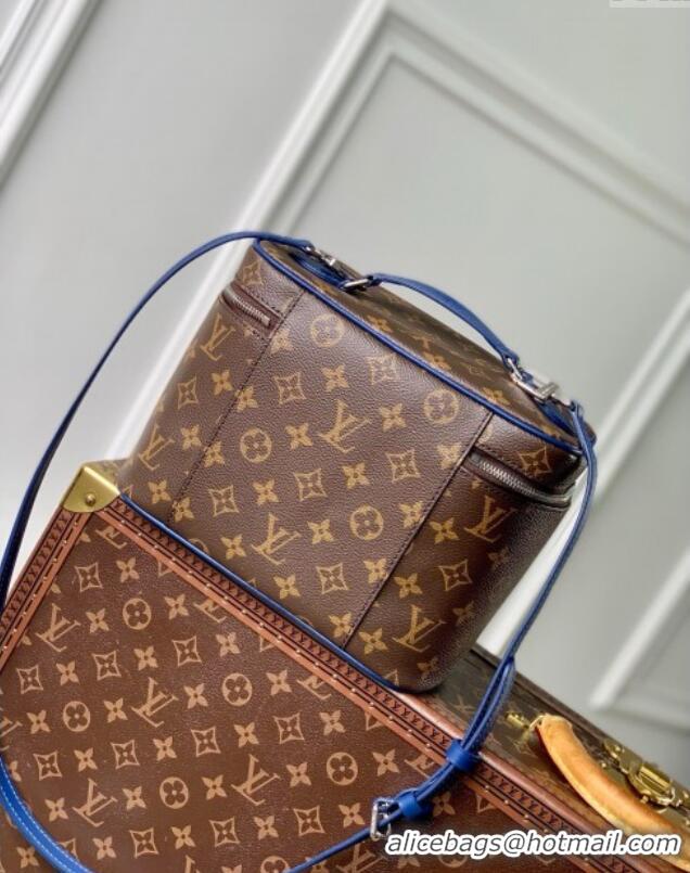 Good Quality Louis Vuitton Nice BB Vanity Case Bag in Monogram Canvas M12668 Blue 2025