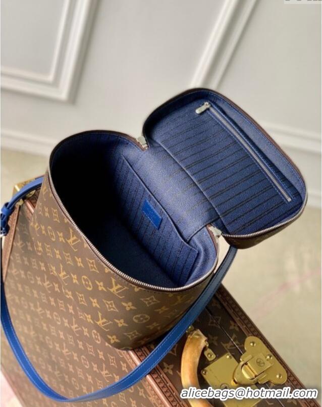 Good Quality Louis Vuitton Nice BB Vanity Case Bag in Monogram Canvas M12668 Blue 2025