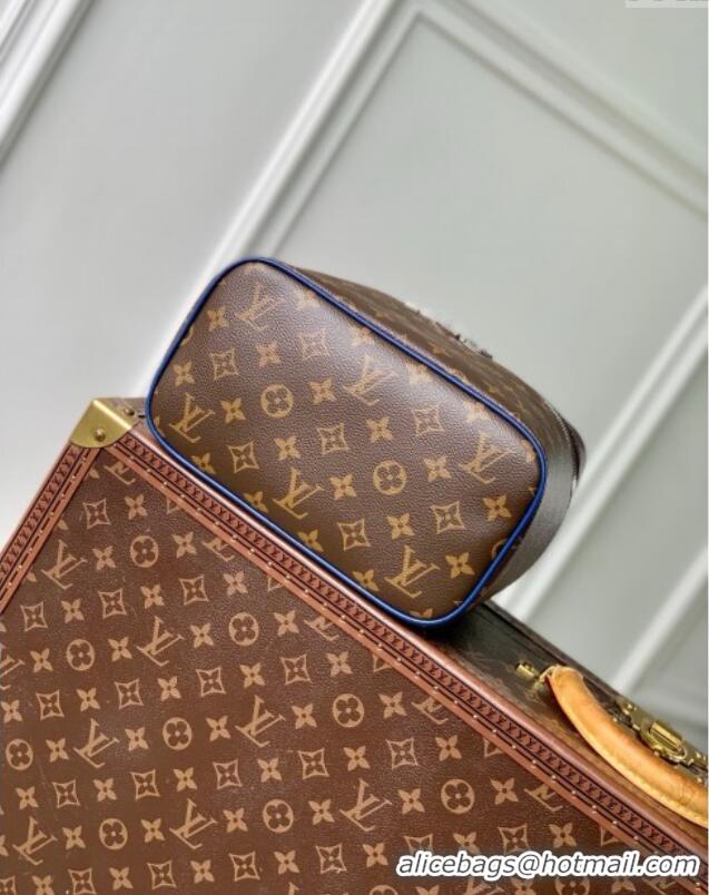 Good Quality Louis Vuitton Nice BB Vanity Case Bag in Monogram Canvas M12668 Blue 2025