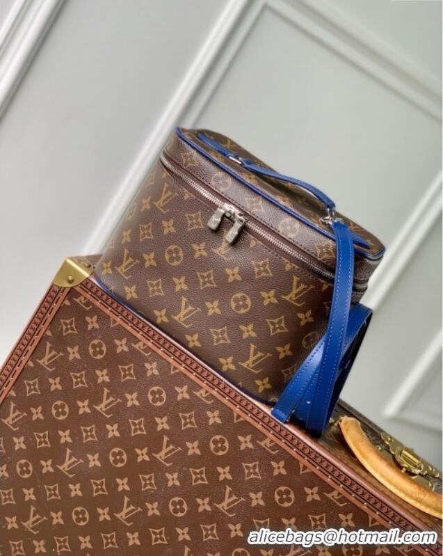 Good Quality Louis Vuitton Nice BB Vanity Case Bag in Monogram Canvas M12668 Blue 2025