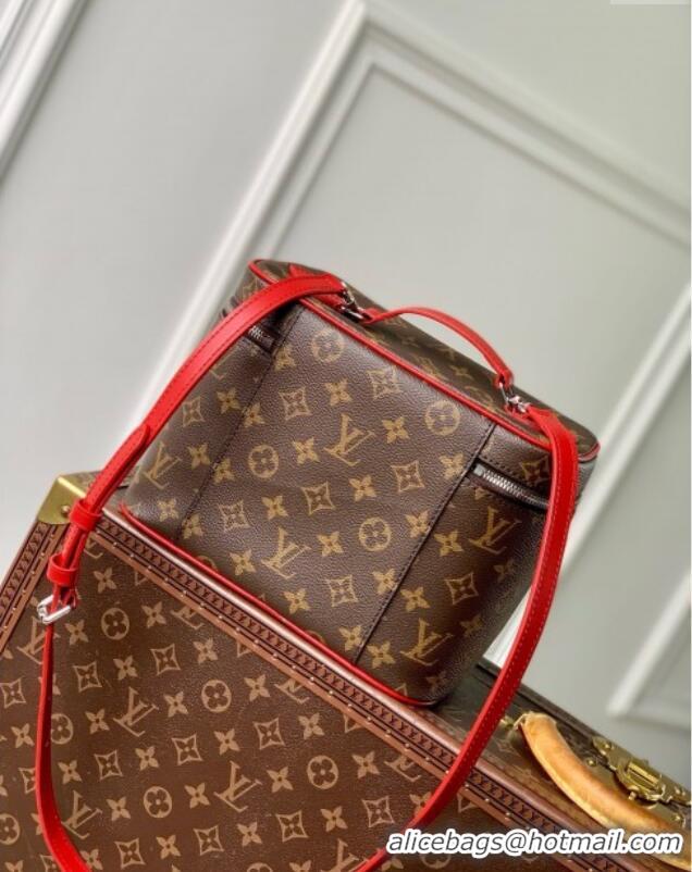 Unique Style Louis Vuitton Nice BB Vanity Case Bag in Monogram Canvas M12671 Red 2025