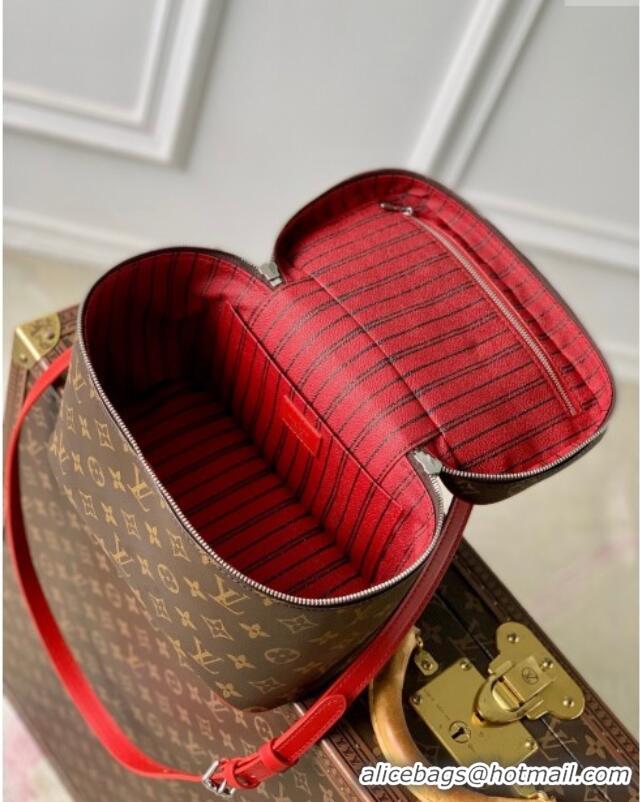 Unique Style Louis Vuitton Nice BB Vanity Case Bag in Monogram Canvas M12671 Red 2025