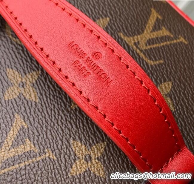 Unique Style Louis Vuitton Nice BB Vanity Case Bag in Monogram Canvas M12671 Red 2025