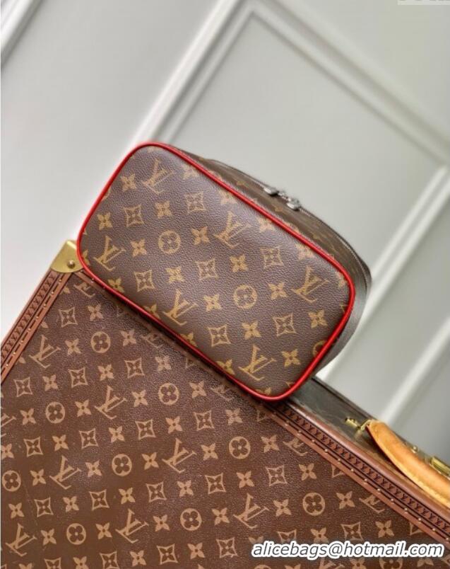 Unique Style Louis Vuitton Nice BB Vanity Case Bag in Monogram Canvas M12671 Red 2025