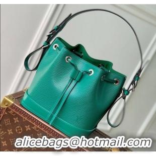 Buy Discount Louis Vuitton Noe BB Bucket Bag in Green Epi Grained Leather M12847 Green 2025