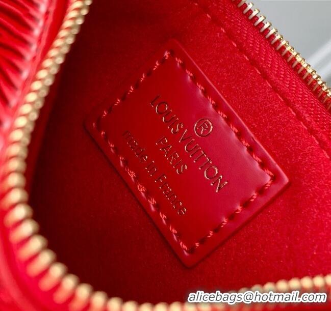 Low Cost Louis Vuitton Noe BB Bucket Bag in Epi Grained Leather M12847 Red 2025