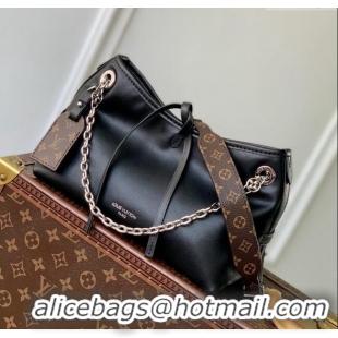 Modern Grade Louis Vuitton CarryAll Vibe BB Bag in Black Lambskin Leather M12888 2025