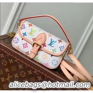 Luxury Discount Louis Vuitton Nano Diane Bag in Multicolored Monogram Canvas M14194 White 2025