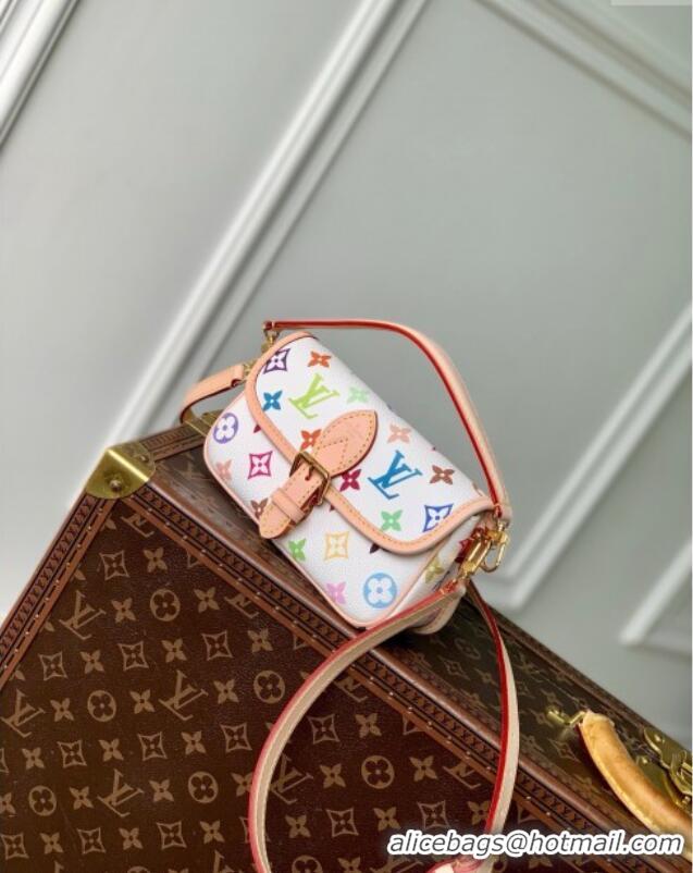 Luxury Discount Louis Vuitton Nano Diane Bag in Multicolored Monogram Canvas M14194 White 2025