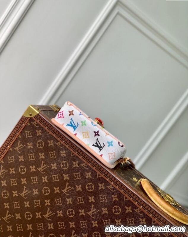 Luxury Discount Louis Vuitton Nano Diane Bag in Multicolored Monogram Canvas M14194 White 2025