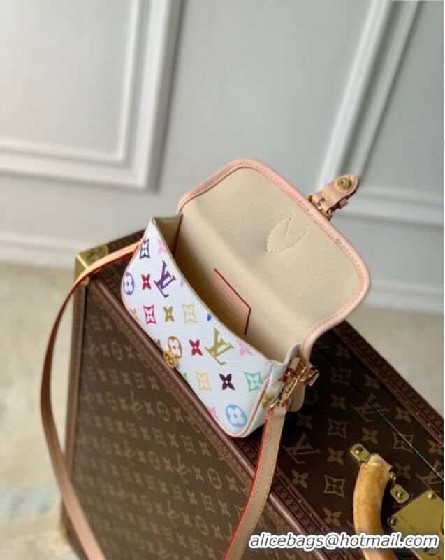 Luxury Discount Louis Vuitton Nano Diane Bag in Multicolored Monogram Canvas M14194 White 2025