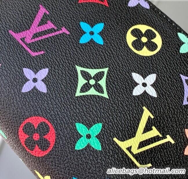 Best Price Louis Vuitton LV x TM Cosmetic Pouch PM Bag in Multicolored Monogram Canvas M13744 Black 2025