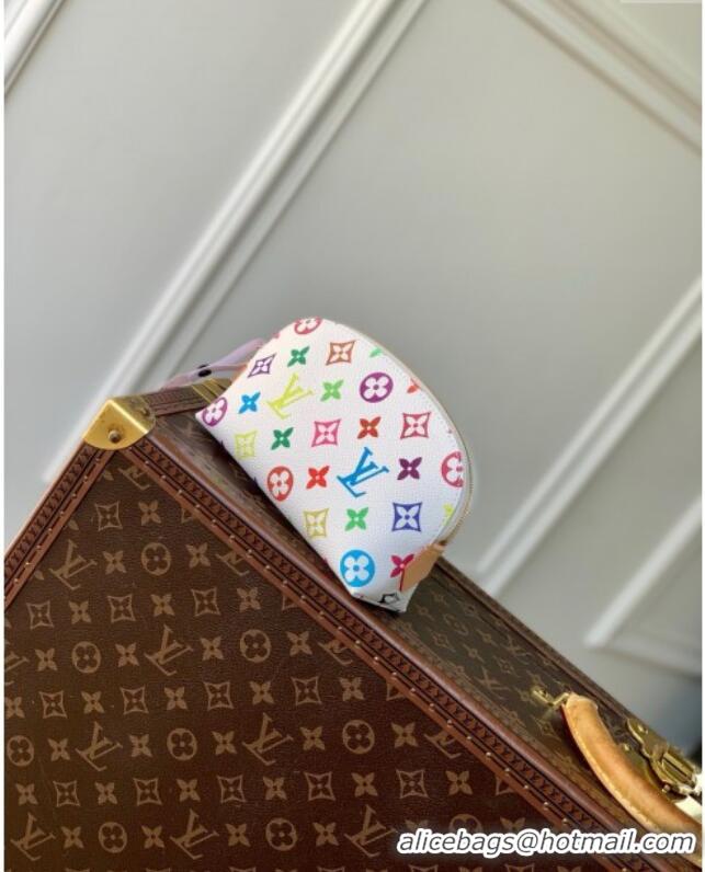 Top Design Louis Vuitton LV x TM Cosmetic Pouch PM Bag in Multicolored Monogram Canvas M13744 White 2025