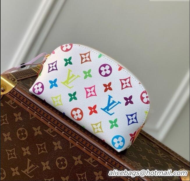 Top Design Louis Vuitton LV x TM Cosmetic Pouch PM Bag in Multicolored Monogram Canvas M13744 White 2025