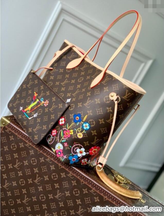 Top Grade Louis Vuitton LV x TM Neverfull MM Bag in Monogram Canvas M13271 2025