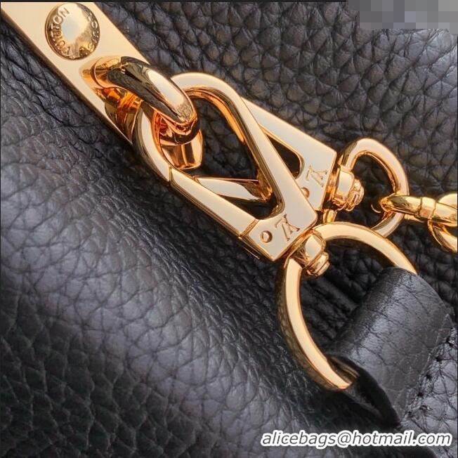 Big Discount Louis Vuitton My Capucines Bag in Taurillon Leather K00014 Black 2025