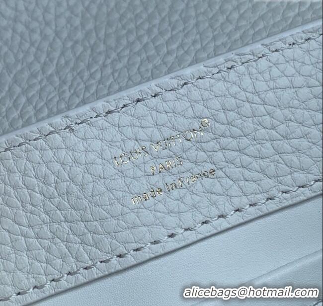 Famous Brand Louis Vuitton My Capucines Bag in Taurillon Leather K00014 White 2025