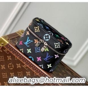 Best Grade Louis Vuitton LV x TM Nice Nano Vanity Case Bag in Multicolored Monogram Canvas M14033 Black 2025