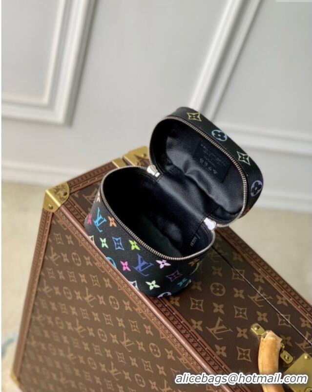 Best Grade Louis Vuitton LV x TM Nice Nano Vanity Case Bag in Multicolored Monogram Canvas M14033 Black 2025