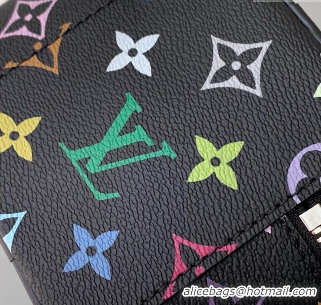 Best Grade Louis Vuitton LV x TM Nice Nano Vanity Case Bag in Multicolored Monogram Canvas M14033 Black 2025