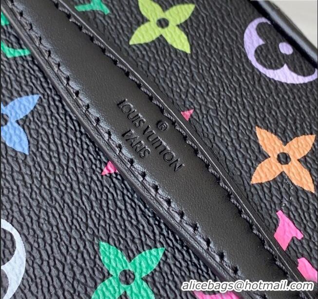 Best Grade Louis Vuitton LV x TM Nice Nano Vanity Case Bag in Multicolored Monogram Canvas M14033 Black 2025