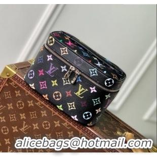 Well Crafted Louis Vuitton LV x TM Nice Mini Vanity Case Bag in Multicolored Monogram Canvas M14033 Black 2025