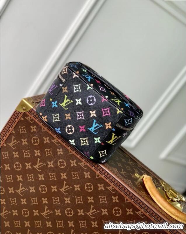 Well Crafted Louis Vuitton LV x TM Nice Mini Vanity Case Bag in Multicolored Monogram Canvas M14033 Black 2025