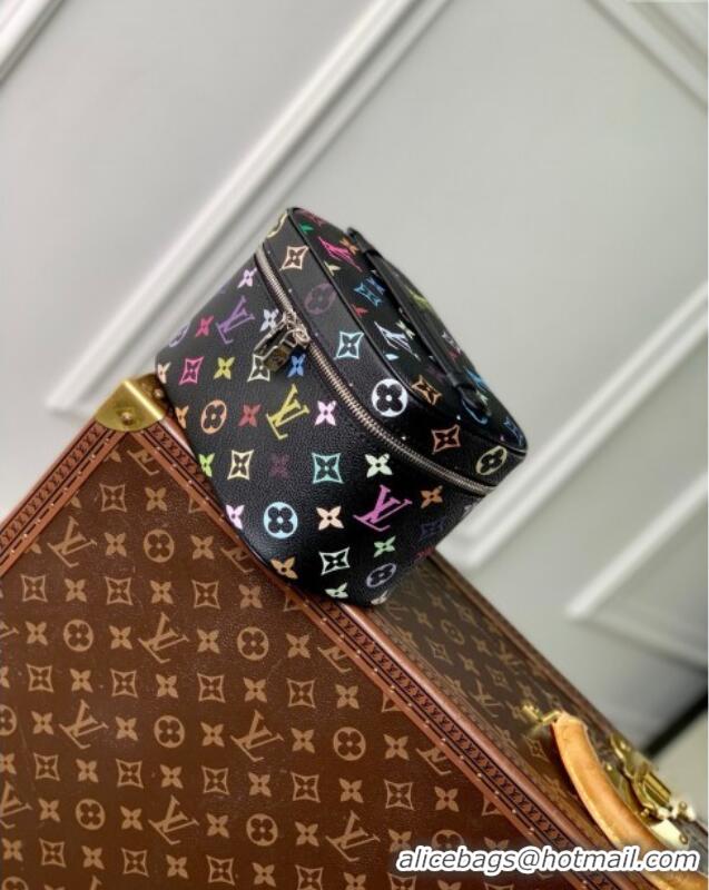 Well Crafted Louis Vuitton LV x TM Nice Mini Vanity Case Bag in Multicolored Monogram Canvas M14033 Black 2025