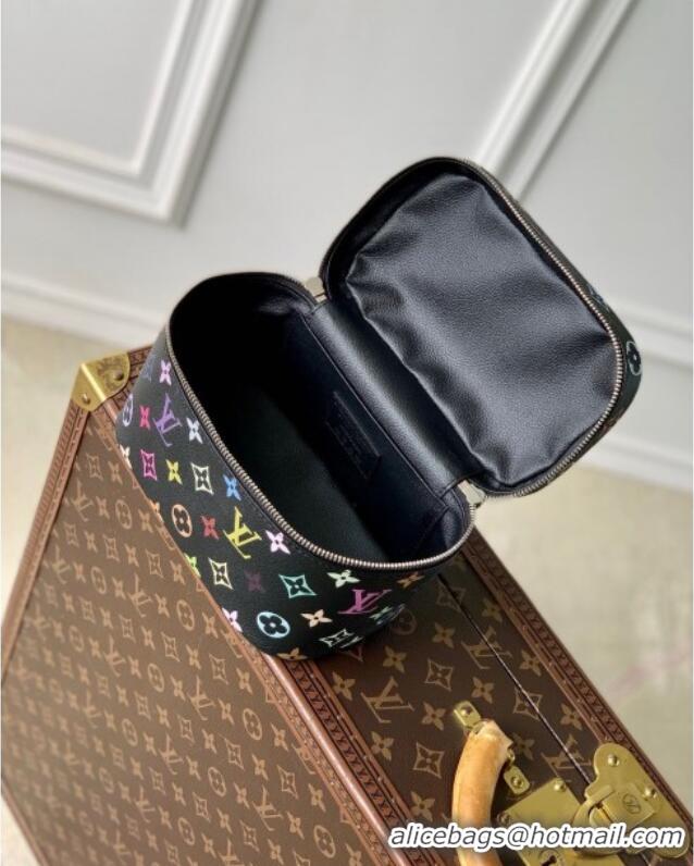 Well Crafted Louis Vuitton LV x TM Nice Mini Vanity Case Bag in Multicolored Monogram Canvas M14033 Black 2025