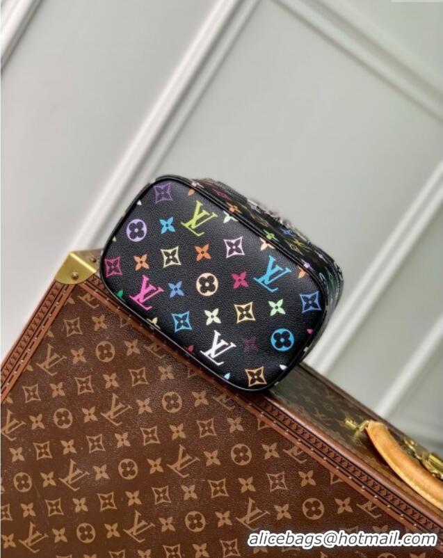 Well Crafted Louis Vuitton LV x TM Nice Mini Vanity Case Bag in Multicolored Monogram Canvas M14033 Black 2025