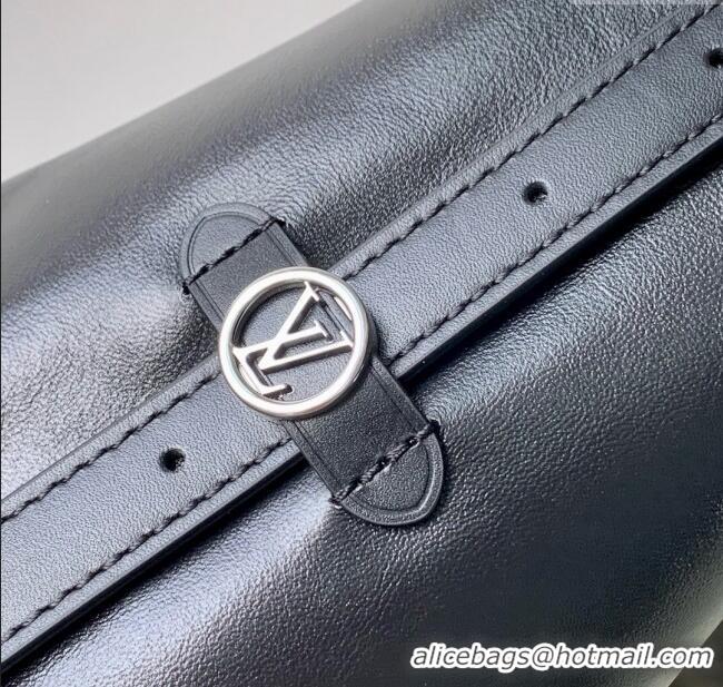 Classic Grade Louis Vuitton LV x TM CarryAll Vibe Bag in Black Lambskin Leather M13105 2025