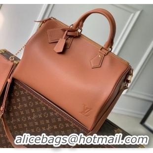 Best Price Louis Vuitton Speedy P9 Bandouliere 40 Bag in Cognac Calfskin Leather M12672 2025