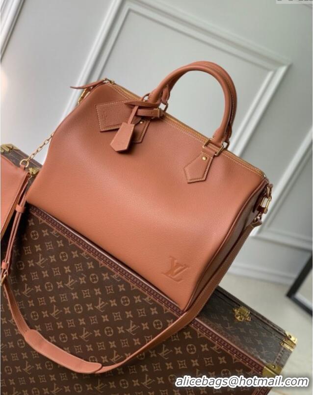 Best Price Louis Vuitton Speedy P9 Bandouliere 40 Bag in Cognac Calfskin Leather M12672 2025