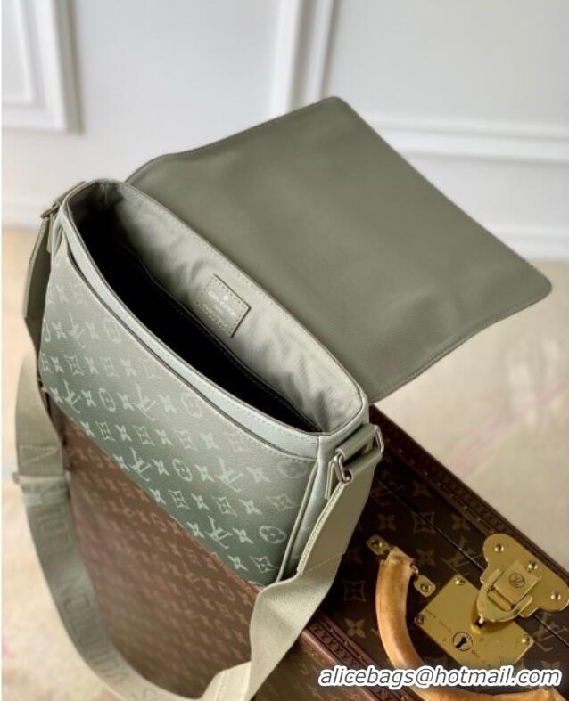 New Design Louis Vuitton District PM Messenger Bag in Khaki Green Monogram Gradient Canvas M11593 2025