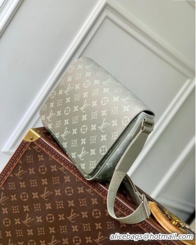 New Design Louis Vuitton District PM Messenger Bag in Khaki Green Monogram Gradient Canvas M11593 2025