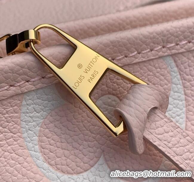 New Fashion Louis Vuitton CarryAll PM Bag in Pink/Beige Embossed Grained Cowhide Leather M14209 2025