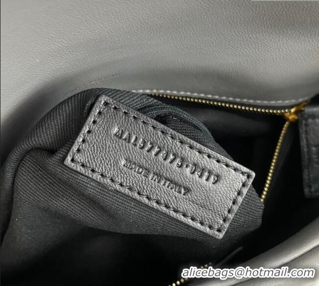 Market Sells Saint Laurent Loulou Puffer Medium Bag in Quilted Lambskin 577475 Grey