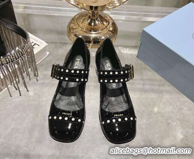 Purchase Prada Patent leather Mary Janes pumps 3.5cm Black 1227053