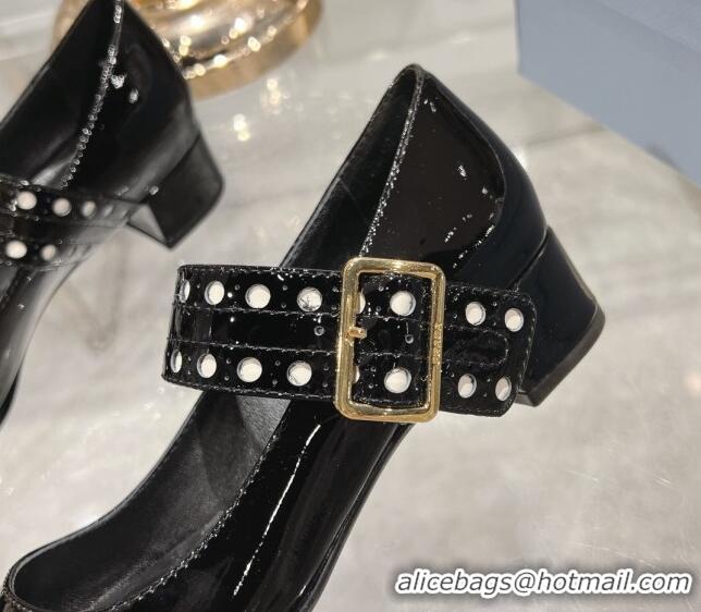 Purchase Prada Patent leather Mary Janes pumps 3.5cm Black 1227053