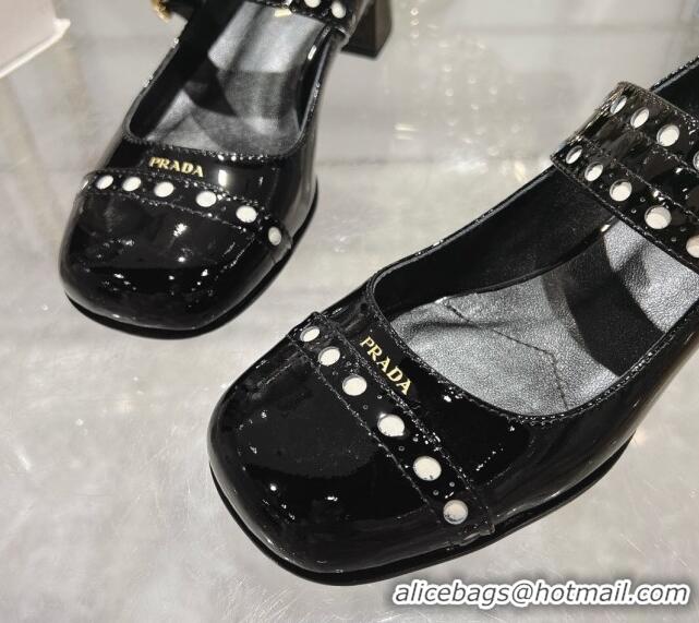 Purchase Prada Patent leather Mary Janes pumps 3.5cm Black 1227053