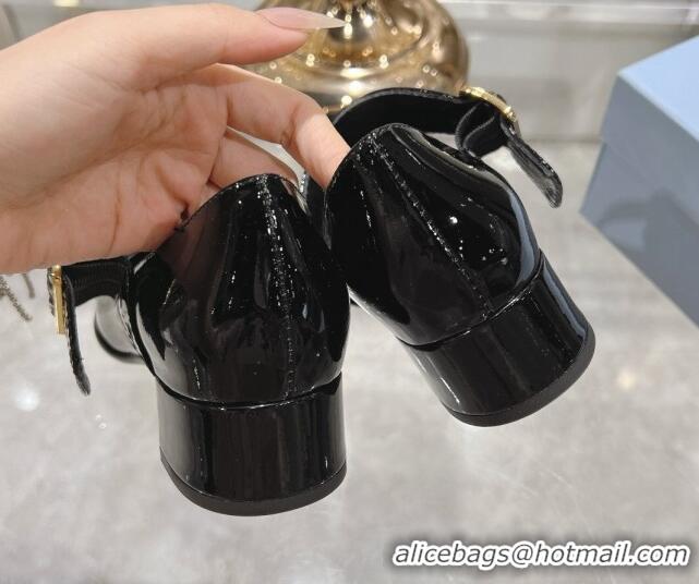 Purchase Prada Patent leather Mary Janes pumps 3.5cm Black 1227053