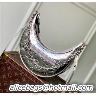 Top Design Louis Vuitton Loop Bag in Monogram Embossed Coated Canvas M11833 Silver 2025