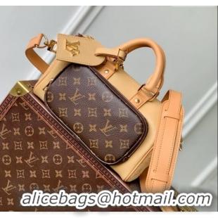 Best Price Louis Vuitton Keepall Bandouliere 25 Bag in Beige Cowhide Leather and Monogram Canvas M12627 2025