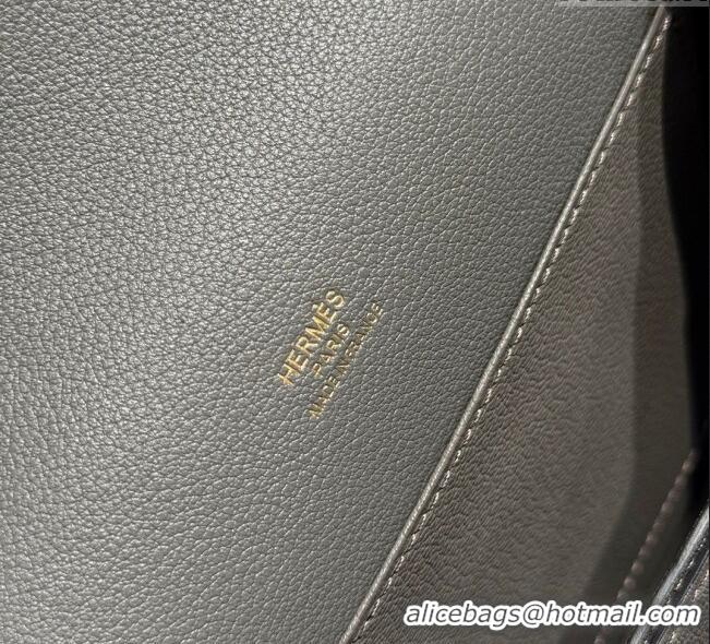 Best Price Hermes Roulis Mini Bag 18cm in Evercolor Leather H0118 Tin Grey 2025