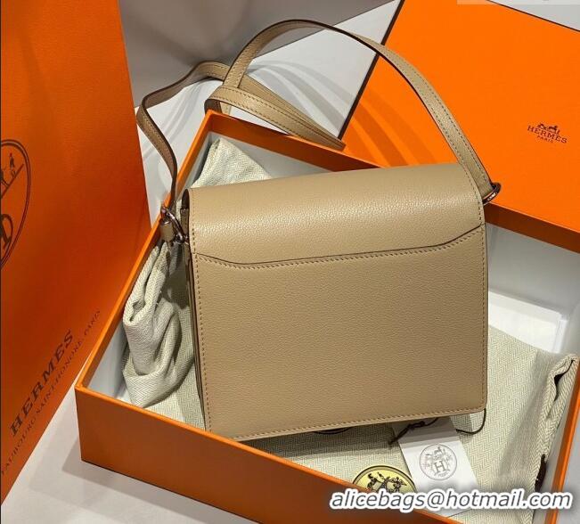 Inexpensive Hermes Roulis Mini Bag 18cm in Evercolor Leather H0118 Coat Grey 2025