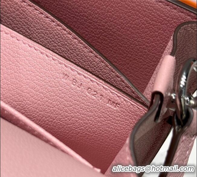 Top Grade Hermes Roulis Mini Bag 18cm in Evercolor Leather H0118 Milk Shake Pink 2025