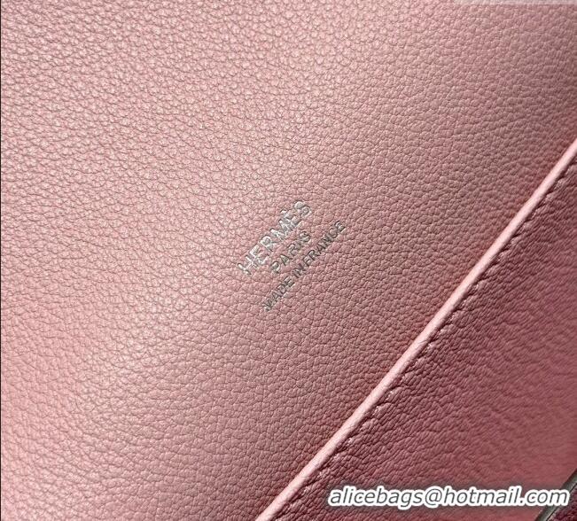 Top Grade Hermes Roulis Mini Bag 18cm in Evercolor Leather H0118 Milk Shake Pink 2025