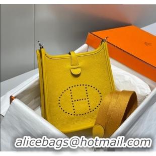 Well Crafted Hermes Evelyne Mini Bag 18cm in Togo Calfskin H0118 Amber Yellow 2025