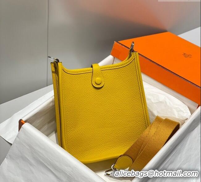 Well Crafted Hermes Evelyne Mini Bag 18cm in Togo Calfskin H0118 Amber Yellow 2025